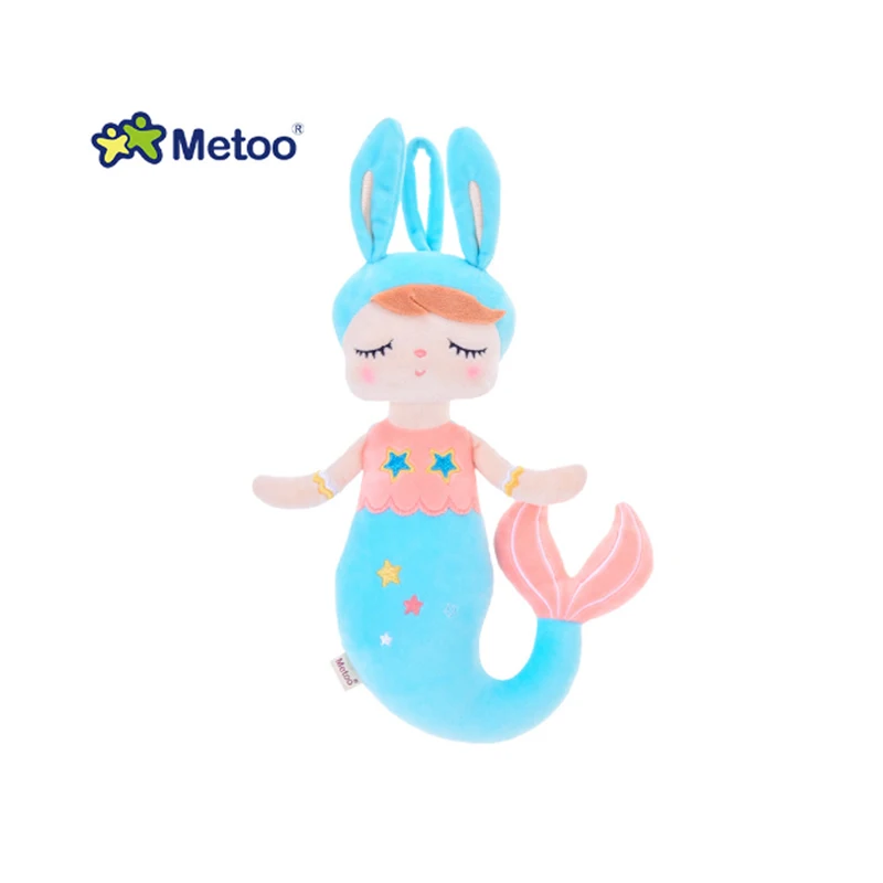 38cm Новинка, плюшевые и мягкие милые животные Metoo в виде милого кролика для детей, игрушки, серия Angela Fruit, куклы для девочек, подарок на день рождения, Рождество - Цвет: 38cm