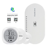 inkbird bluetooth or wi fi smart sensors ibs th1 th2 th3 wireless thermometer hygrometer accurate display for home room garage