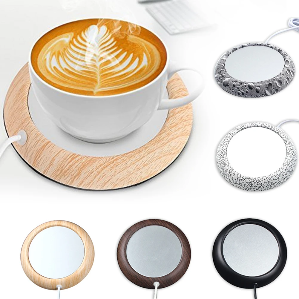 

Waterproof Usb Heating Cup Mat Creative Coffee Warmers Cup Thermostatic Coaster Home&Living warm glass coaster gift customized