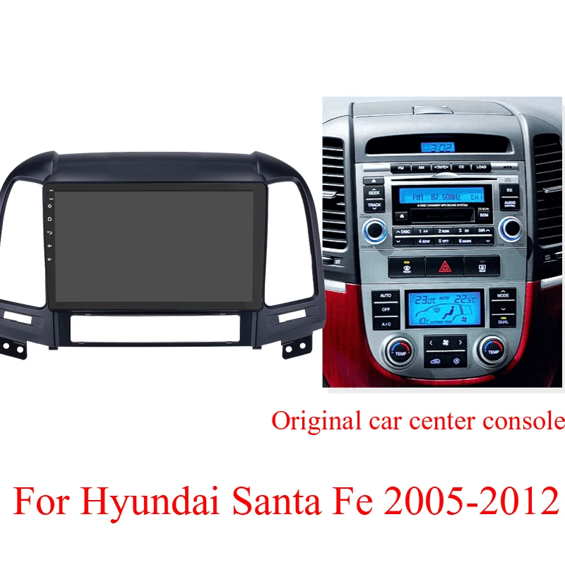 Android 8,1 автомобильный Радио мультимедийный плеер навигация для hyundai Santa Fe 2006-2012 с стерео автомобильный dvd gps плеер карта