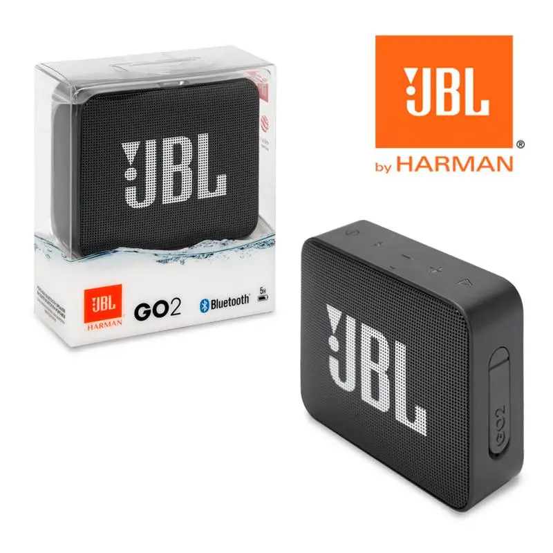JBL GO 2 Bluetooth портативный динамик 5 часов микрофон беспроводной бумбокс музыка 3D