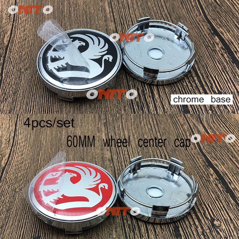 

100% NEW 2.2" VAUXHALL logo Emblem Sticker Auto Accessorie 60mm 2.36inch Wheel Center Hub Cap Rim Covers 4pcs/set Car Styling