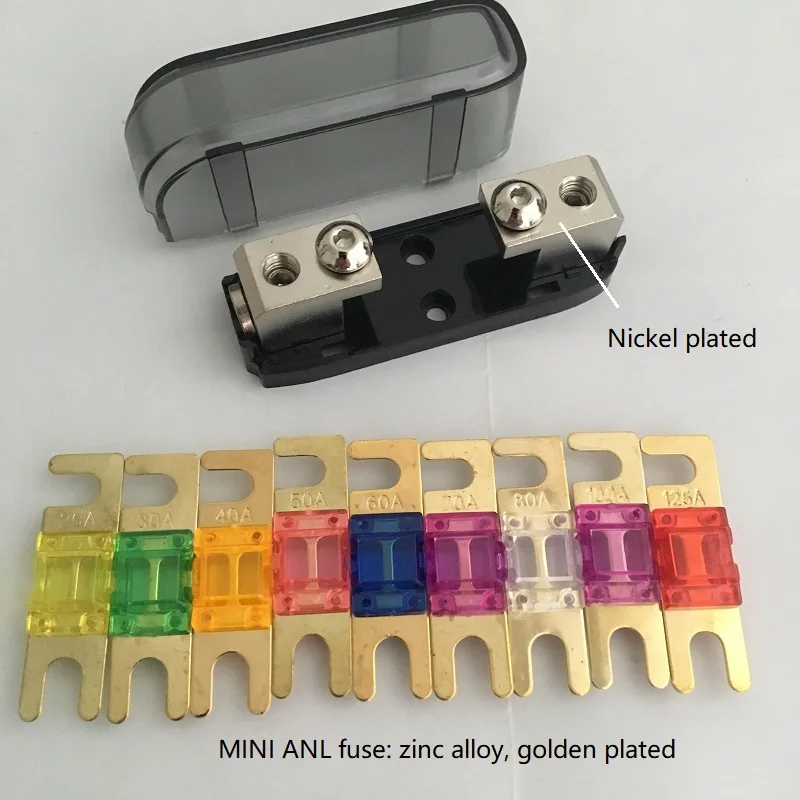 1 шт. хороший автомобильный аудио усилитель 4GA 8GA 10GA провод маленький держатель