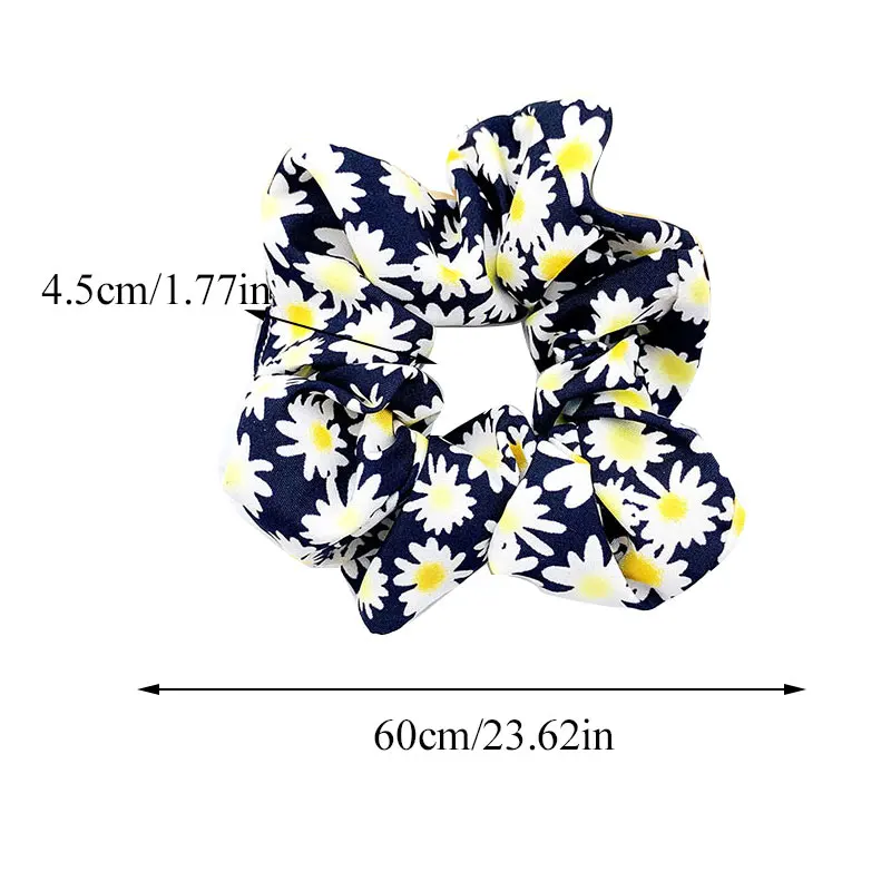 Новинка Повязка на голову с ромашками и цветами Мягкая эластичная резинка для