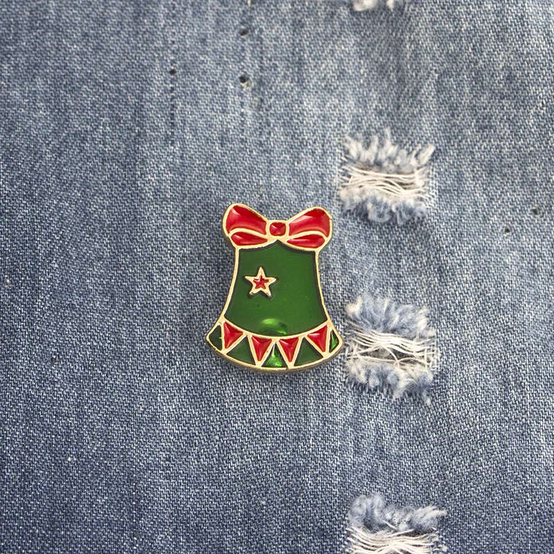 Рождественские подарки оптом для женщин девочек эмаль Санта Клаус X'