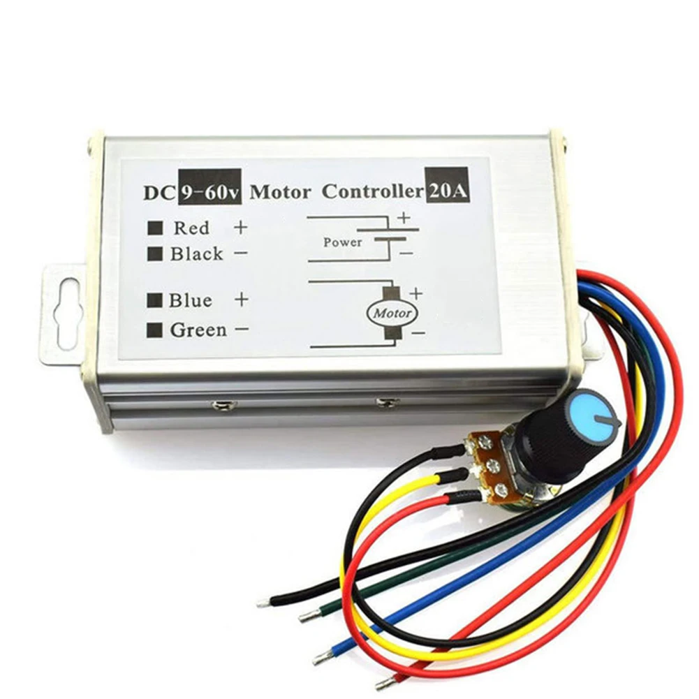 

PWM Motor Speed Controller Home 0%——100% Blue Wiring Maximum Current: 20A