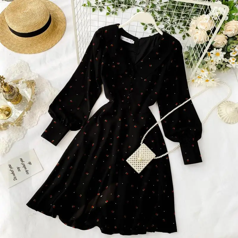 2019 Новая мода Женская одежда платье с цветочным рисунком платья для женщин |