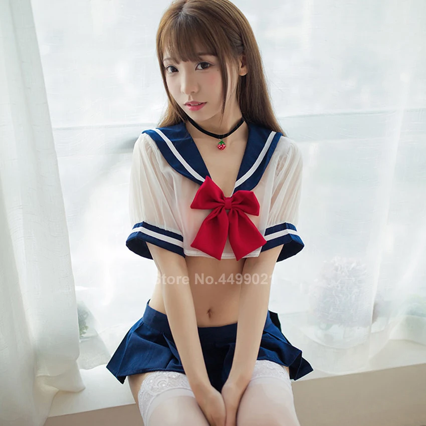Комплект одежды из топа и юбки Женский японский костюм JK пикантная Милая