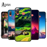 silicone cover amazing nature for samsung galaxy a9 a8 star a7 a6 a5 a3 plus 2018 2017 2016 black phone case