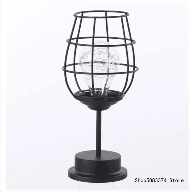 Скандинавский Ретро Железный Декор кровать Ночная лампа художественная