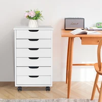 morden filing cabinets with six drawers mdf with pvc wooden file cabinet white office closet 34 x 39x 65 cm office furniture