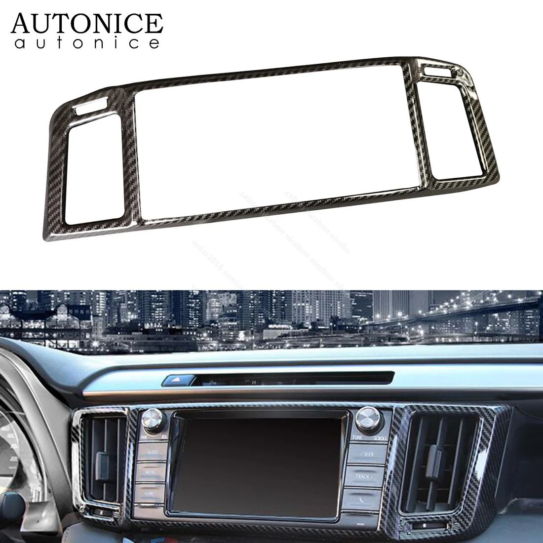 Цветные консоли из углеродного волокна внешняя отделка для кондиционирования