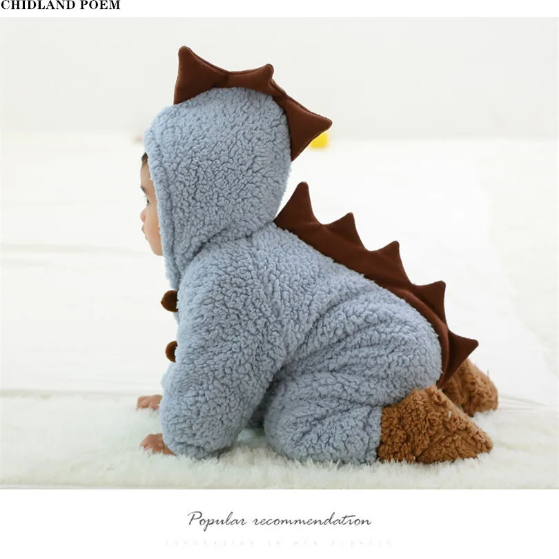 Детский комбинезон зимняя детская одежда плотный бархатный для новорожденных