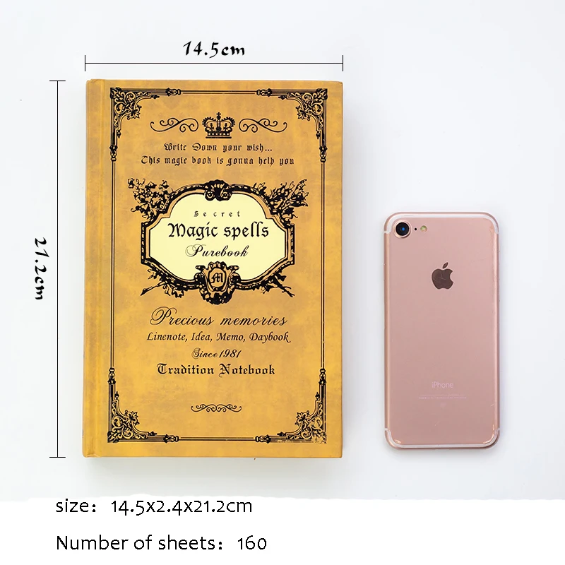European Retro Thick Magic Notebook Creative A5 Diary Book Classical Gifts for Students | Канцтовары для офиса и дома