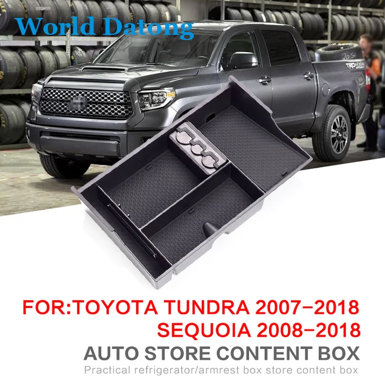 Автомобильный подлокотник для Toyota Tundra 2007 2018 Sequoia (2008 18) внутренний бардачок|Все