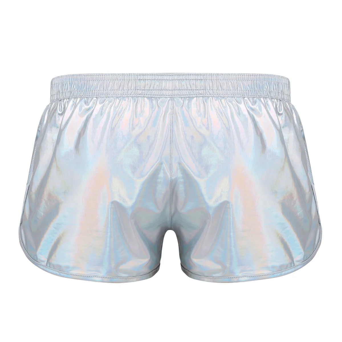 Мужские трусы-боксеры с низкой посадкой черные трусы металлическим низом