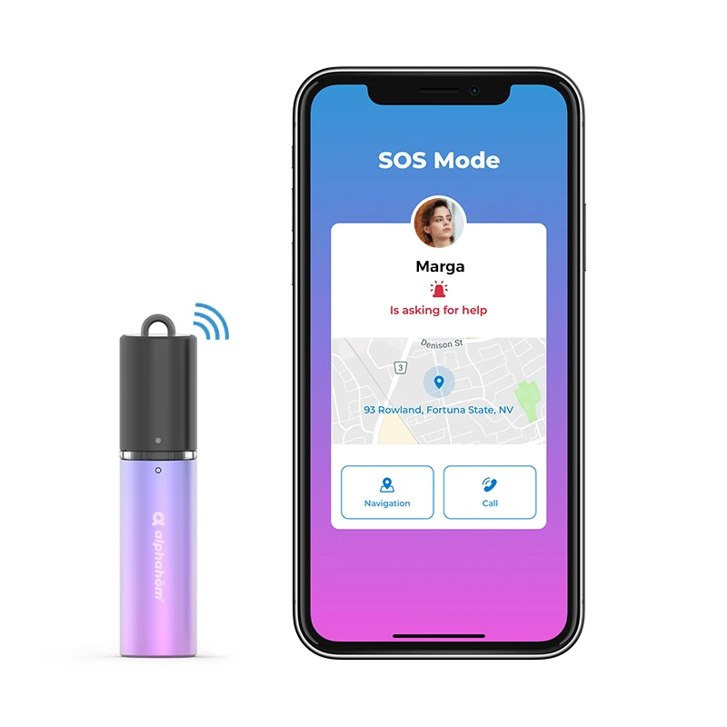 GPS-трекер Alphahom Care Go для пожилых людей брелоки с кнопкой SOS персональная охранная