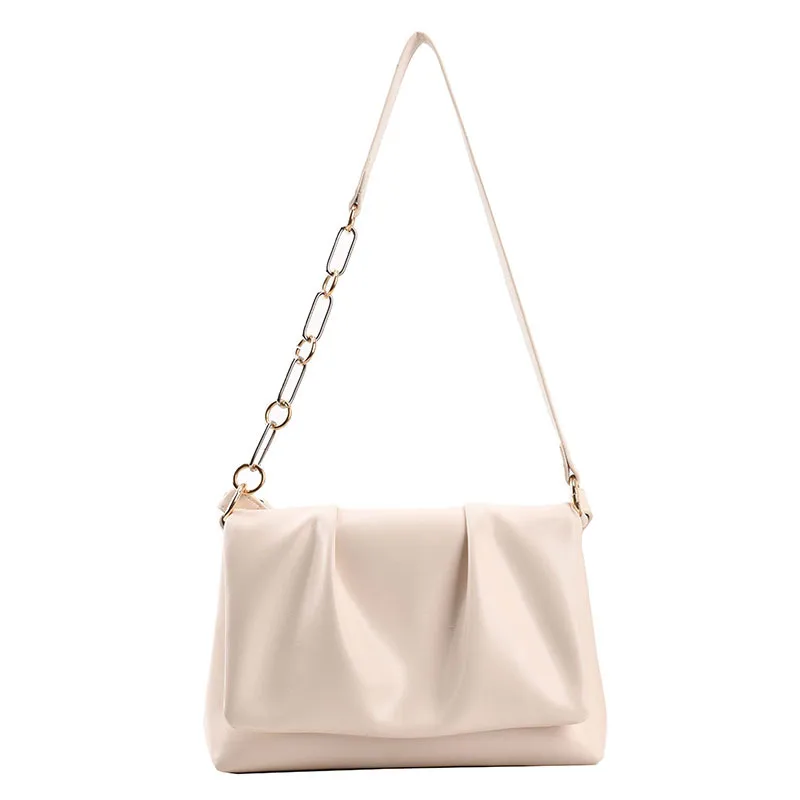 

Net Red Bag Summer 2021 New Trendy Fashion European and American Ladies Luxury One-shoulder Small Square Bag Fold Messenger Bag