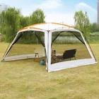 Однослойная садовая беседка хорошего качества с 4 углами, многослойная беседка для отдыха кемпинговая палатка для вечеринок, навес для барбекю