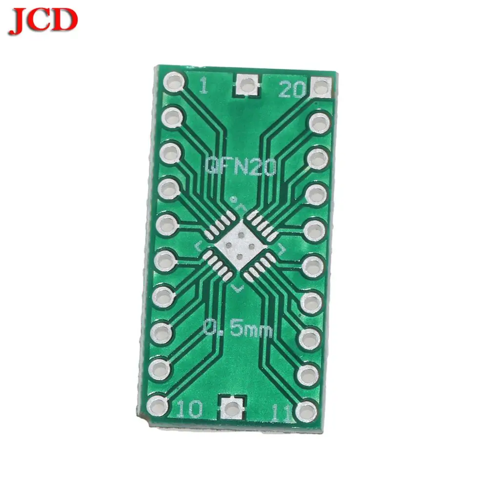 JCD Новый QFN20 поворотный DIP20 DIP переключатель адаптер пластина 0 5 мм 65 LFCSP20 шаг IC