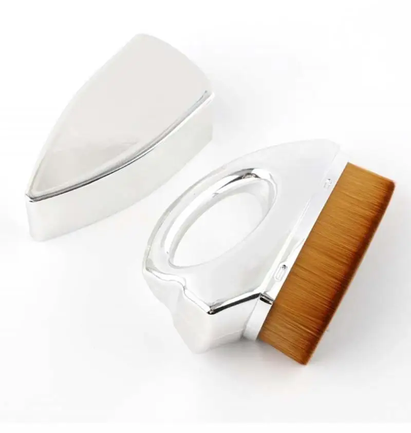 1 шт. Кисть для макияжа Плоская верхняя кисть лица Румяна пудры основы крема Cc