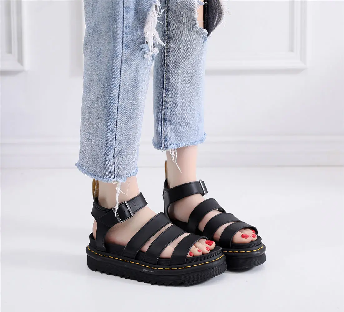 

Woman Summer Sandals For Women Shoes Comfy Soft Women Sandals Wedge Low Heels Shoes Thick Bottom Ladies Sandals zapatos de mujer