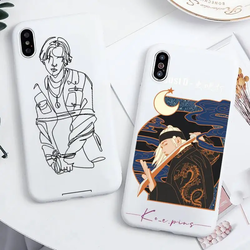 Agust D suga чехол для телефона Яркие цвета Белые Для iPhone 11 pro XS MAX 8 7 6 6S Plus X 5S SE 2020