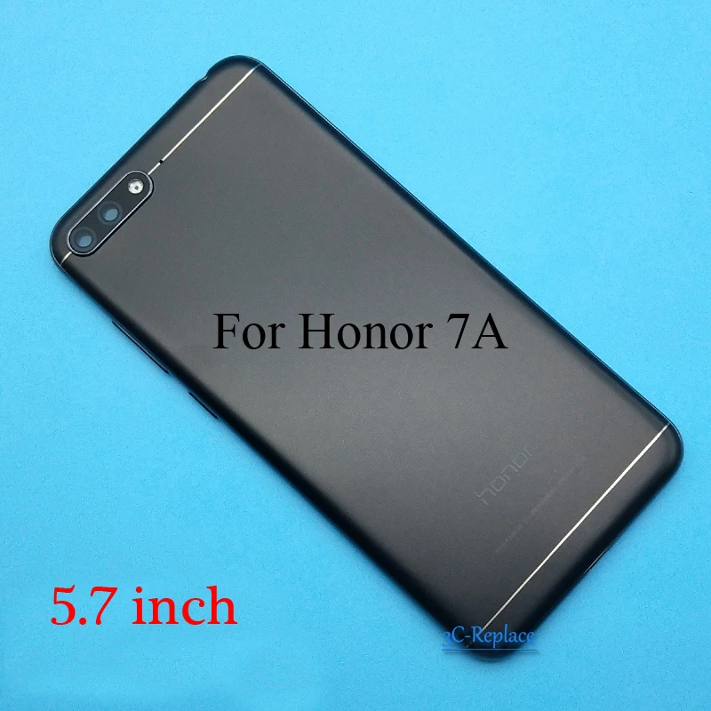 5,7 дюймов для huawei Honor 7A pro Aum-l29/Honor 7C Aum-L41/Honor 7A задняя крышка для батареи, крышка для двери, корпус, чехол для задней части стекла