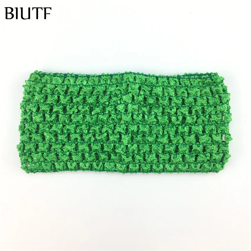 10 шт./лот 7 см широкий вязаный крючком эластичный ободок вафельный аксессуары для