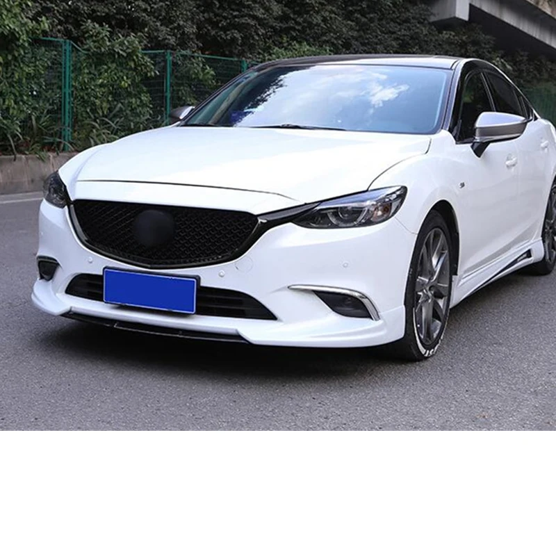 CEYUSOT для новой mazda 6 Автомобильная решетка отделка полосы 17 18 ABS Материал черный передний бампер полный грили крышка отделка мазда 6 M6 Wagon