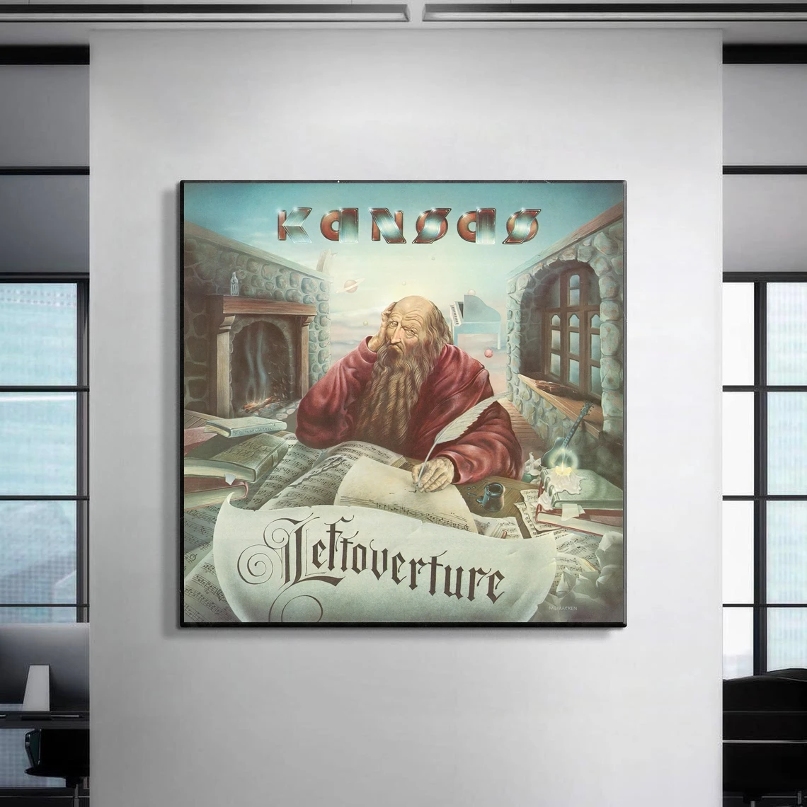 Kansas - Leftoverture Music Album Cover Poster Canvas Print Rap Hip Hop Star Singer Wall Painting Decoration