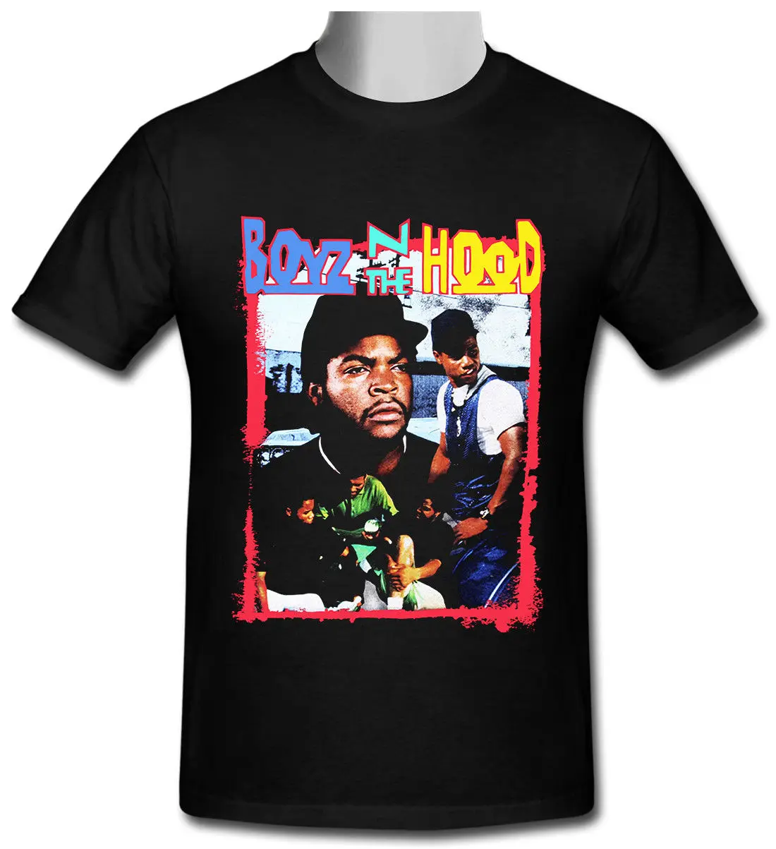 Винтажная черная футболка Boyz N The Hood Ice Cube 2019 унисекс|Мужские футболки| |