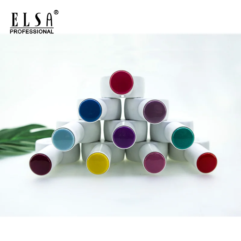 

ELSA 6Pcs 120 Colors Polish Nail Gel 15 ML UV Varnish Paint Semi Permanent Nail Polish