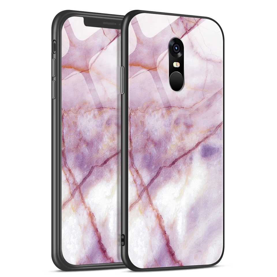 W223 Для Xiaomi Redmi Note 4/4X роскошный чехол из закаленного стекла для Remi Note 4 Pro CN Version/4 Gobal Version Fashion Soft Edge Shell - Цвет: W223