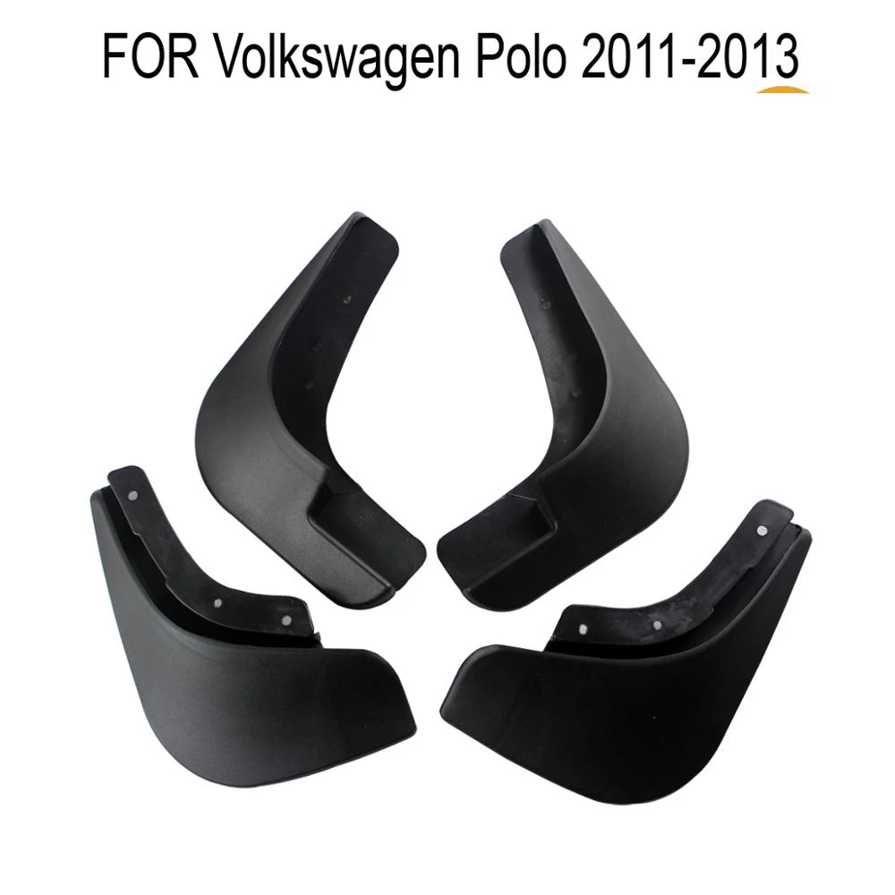 

4 Pcs/Set Molded Mud Flaps Mudflaps Splash Guards Front Rear Mud Flap Mudguards Fender for volkswagen polo 2011-2013 YC101096