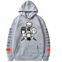 cartoon anime naruto hoodie harajuku men and women graphic hooded sweatshirt universal manga sweatshirt