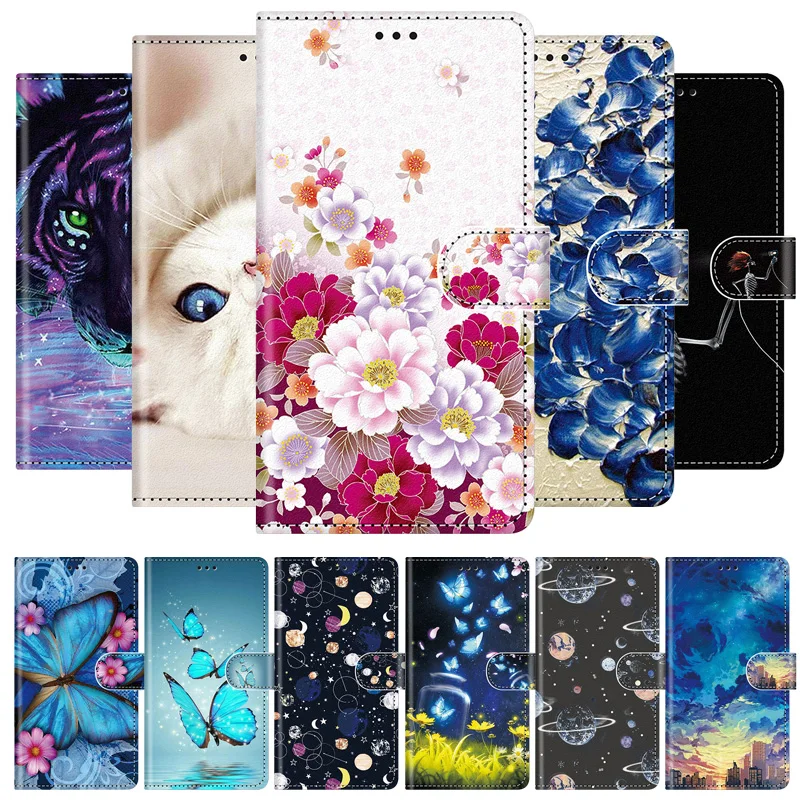 

C9A C9 Max Case Animal Painted Coque For TP-Link Neffos C5A C5 Plus N1 X1 Lite X20 X9 Y5 Y6 Etui Magnetic Wallet Leather Cover