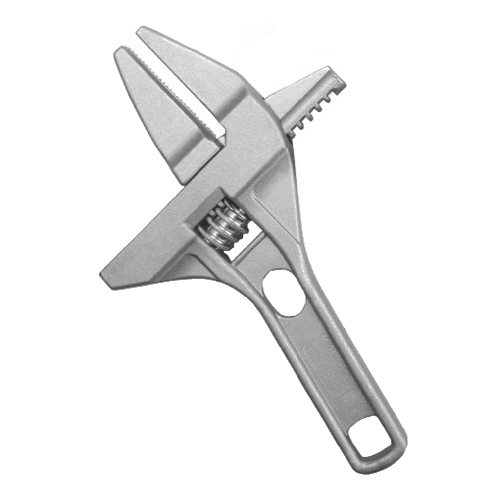 Регулируемый универсальный ключ с защелкой из алюминиевого сплава короткий