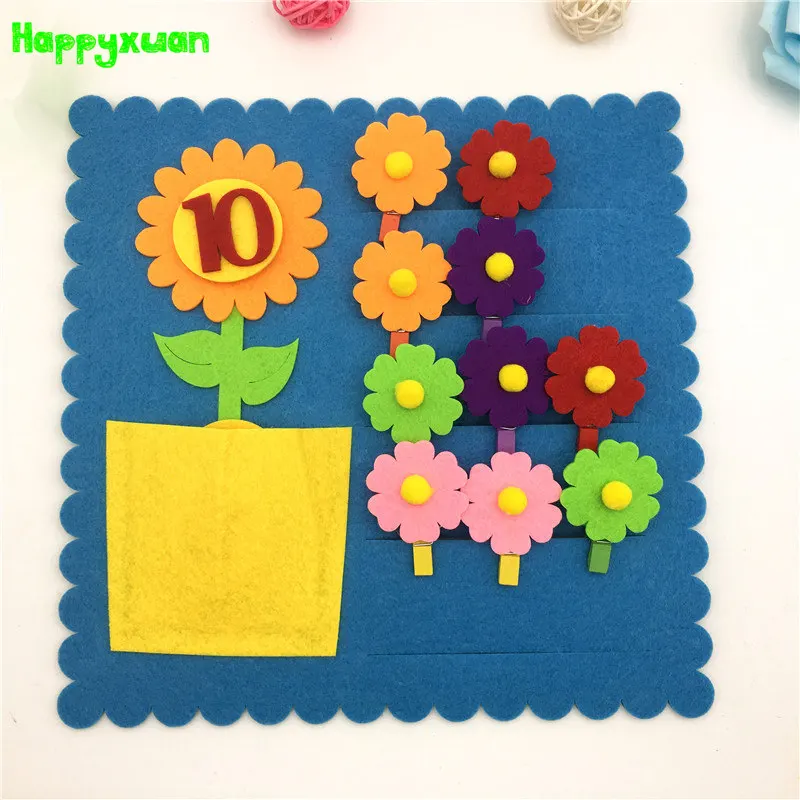 Happyxuan забавные нетканый Войлок Ткань с принтом цифры одинаковые учебные пособия