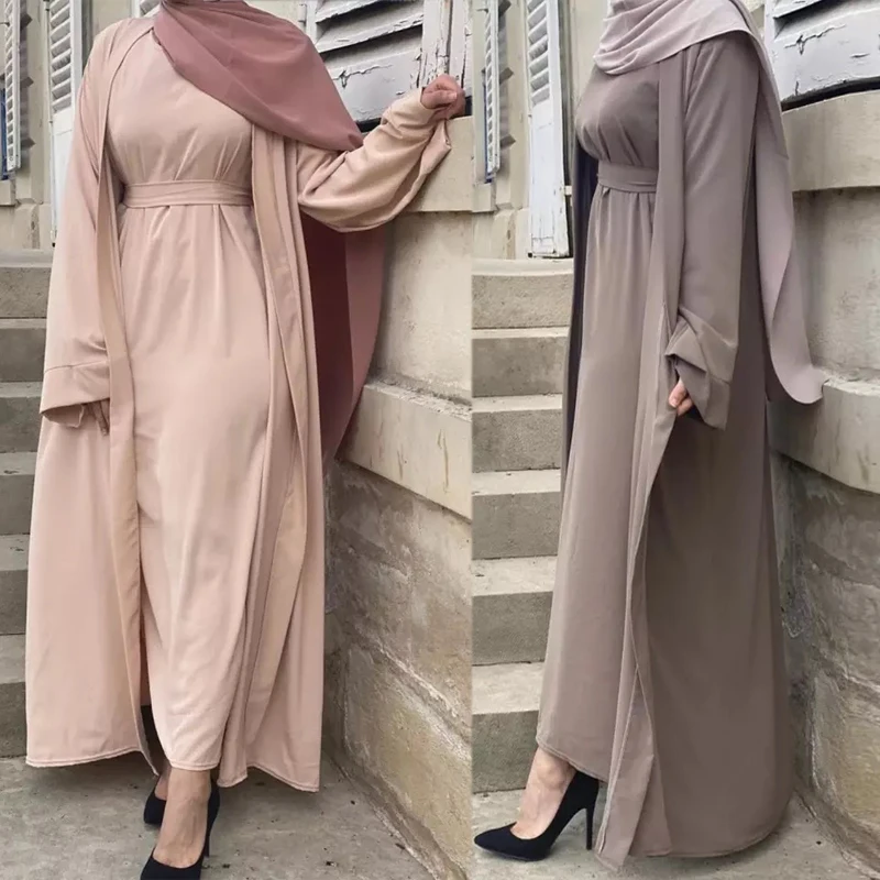 Kaftan Dubai Abaya Turkey Kimono Cardigan Islam Muslim Hijab Dress Jilbab Abayas For Women Robe Ete Caftan Islamic Clothing