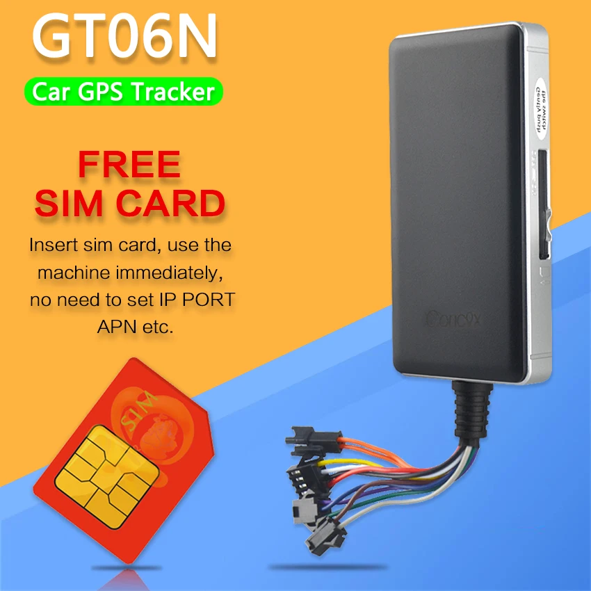Автомобильный GPS трекер антена GSM антенна GT06N Поддержка Google Map Link 9 36 в отключение