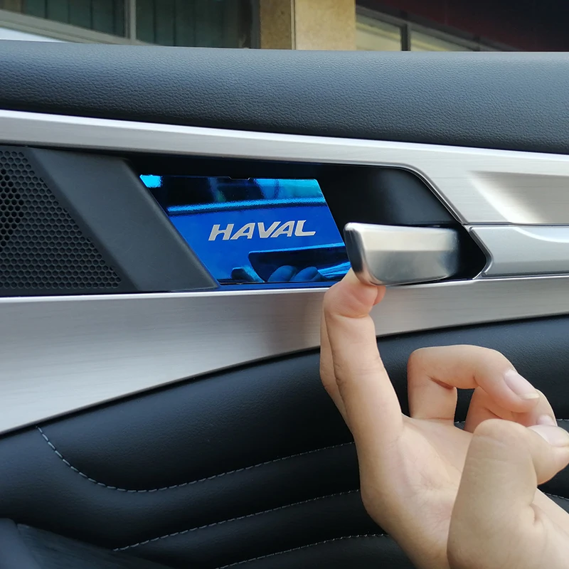 4 шт. наклейки на внутреннюю дверь автомобиля Haval F7 F7X 2019-2021 | Автомобили и