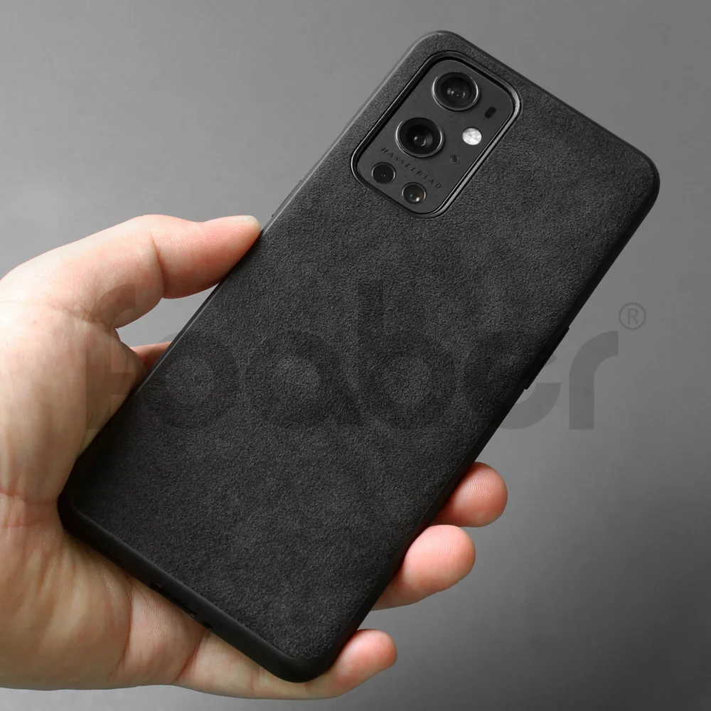foaber alcantara case for oneplus 9 pro 8 8t 7 7t 6 6t 1 nord fashion luxury business artificial leather phone cases cover free global shipping