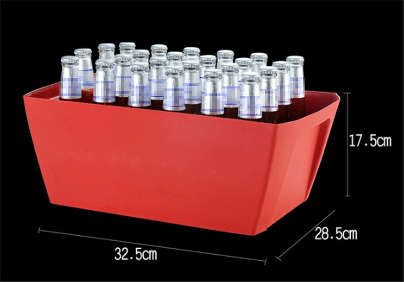 Пластиковая корзина для пива вина бочка льда KTV коробка бара набор пластиковая