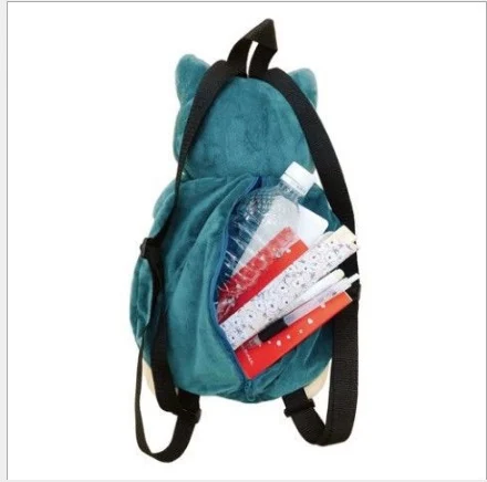 

Pokemon anime Snorlax doll cute plush backpack 28cm doll Gifts for children
