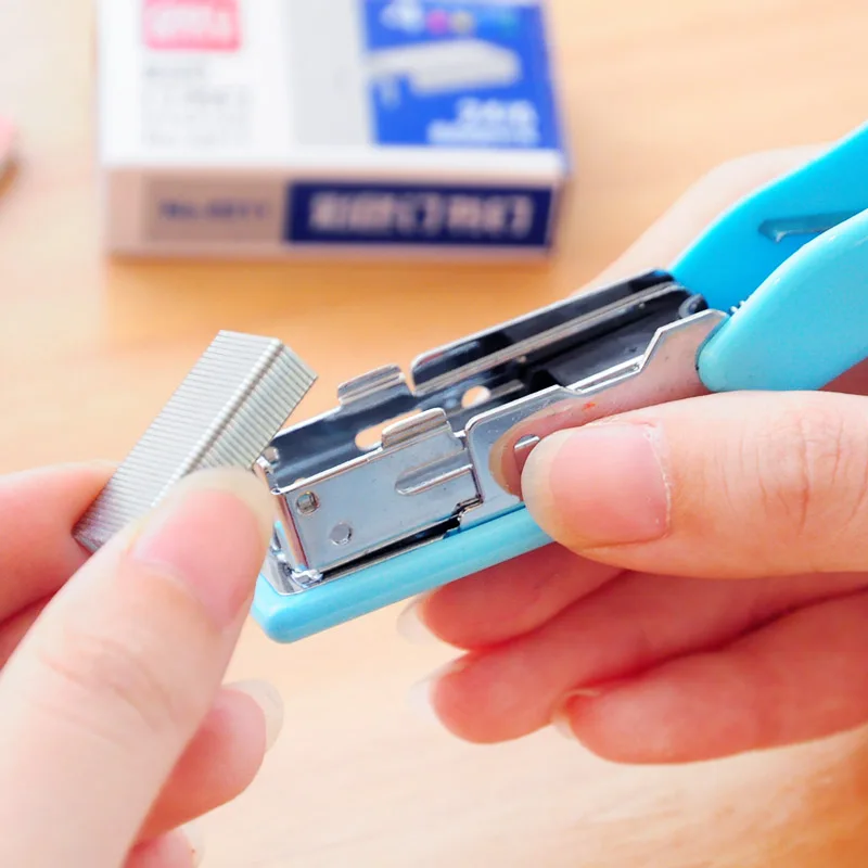 2020 красочный степлер скребок для книг игла шитья 1 2 см книжные скобы 800 шт./кор.