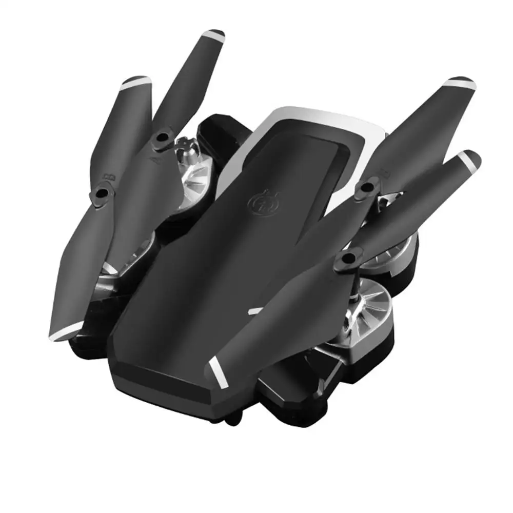 Rc беспилотные вертолеты HJ28 с камерой 1080 HD приложение wifi подключение Квадрокоптер складной длинный Аккумулятор для беспилотника для детей Детский подарок - Цвет: Black Without Camera