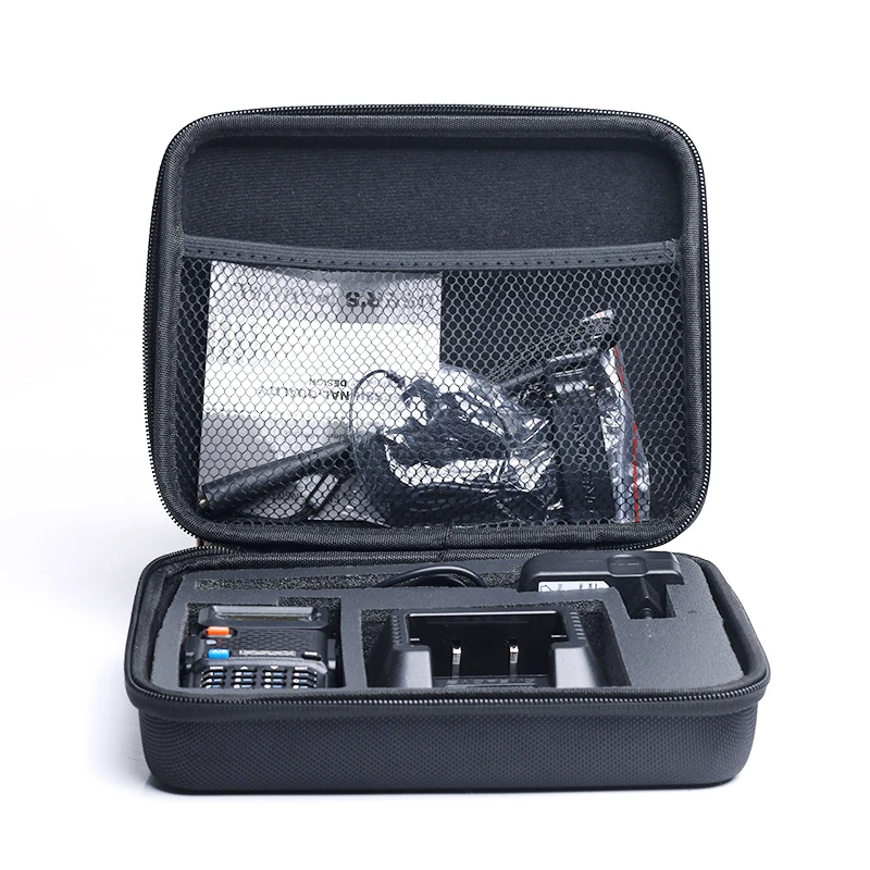 2021 hot dropshipping walkie talkie accessories carry handbag baofeng launch hunting bag protective for uv 5r 5re bf 888s uv82 free global shipping