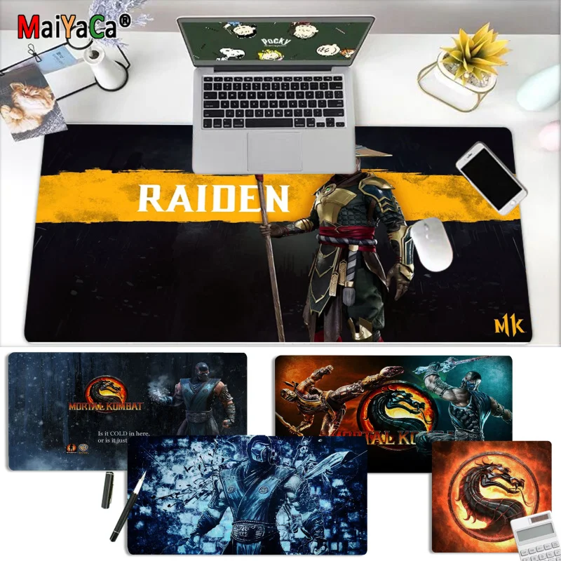 

Новый дизайн 2019, игровая мышь для ноутбука MaiYaCa Mortal Kombat 11, резиновый коврик для мыши, компьютерный игровой коврик для мыши