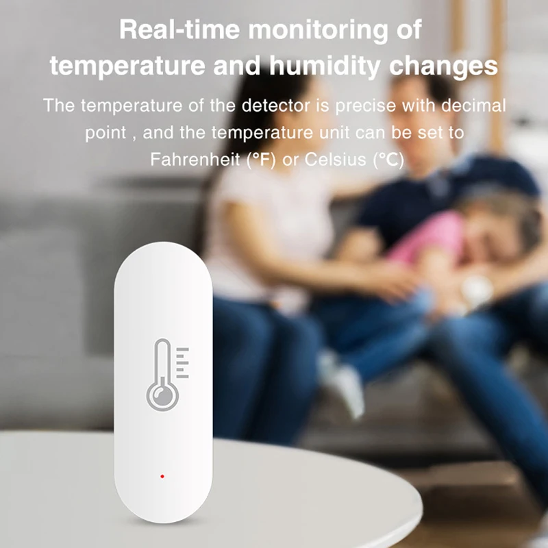 Датчик температуры и влажности Tuya ZigBee 3 0 для умного дома работает с Google Assistant Zigbee
